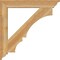 Ekena Millwork Balboa Traditional Rough Sawn Bracket, Western Red Cedar, 4"W x 32"D x 32"H BKT04X32X32BOA01RWR - alternate 3